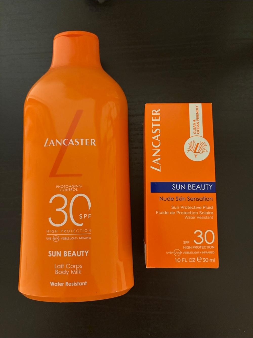 Lancaster Sun Beauty SPF 30 Orange Sunscreen Duo